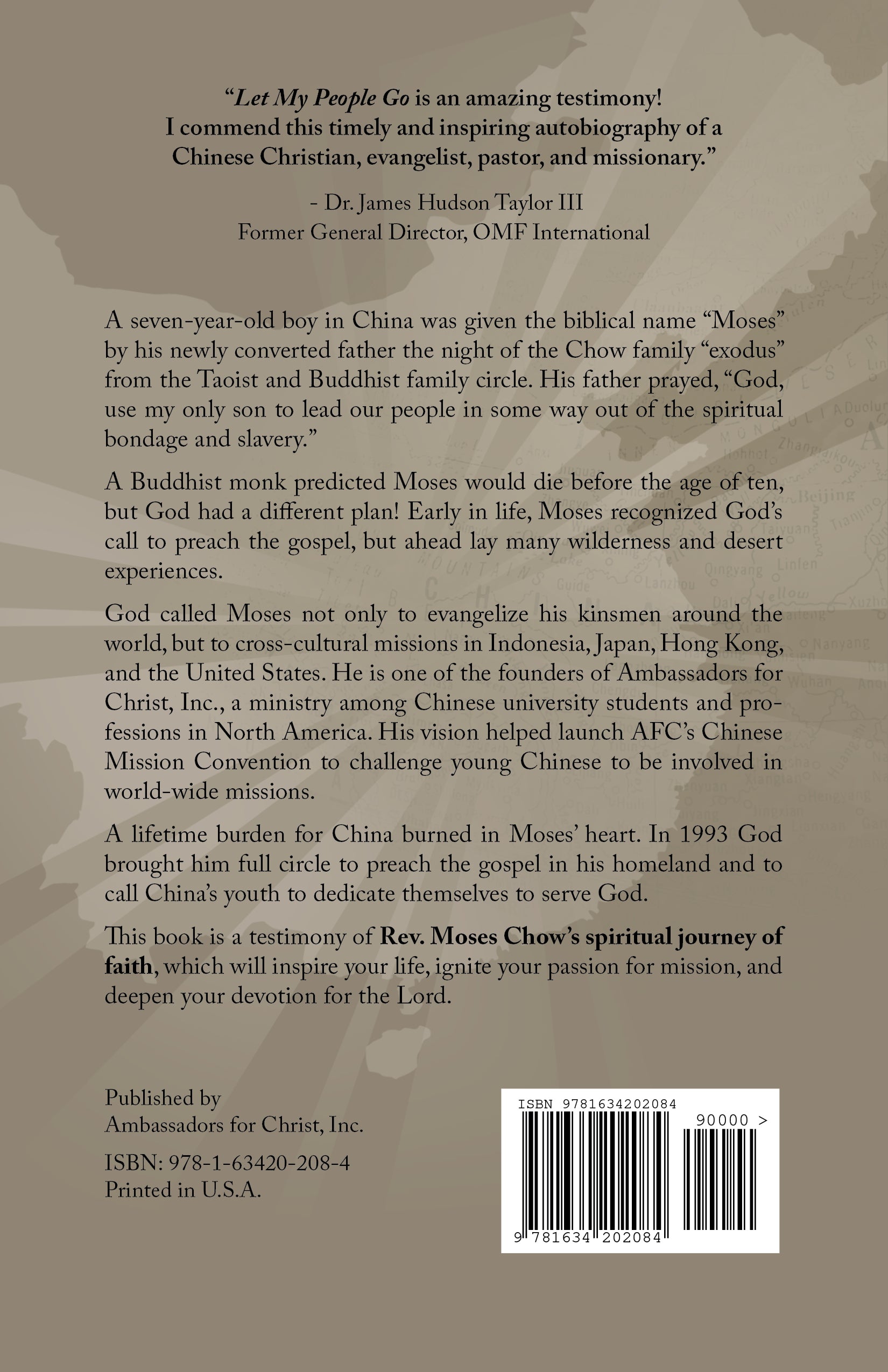 Let My People Go! - Moses Chow's Missionary Journey - English E-book FREE