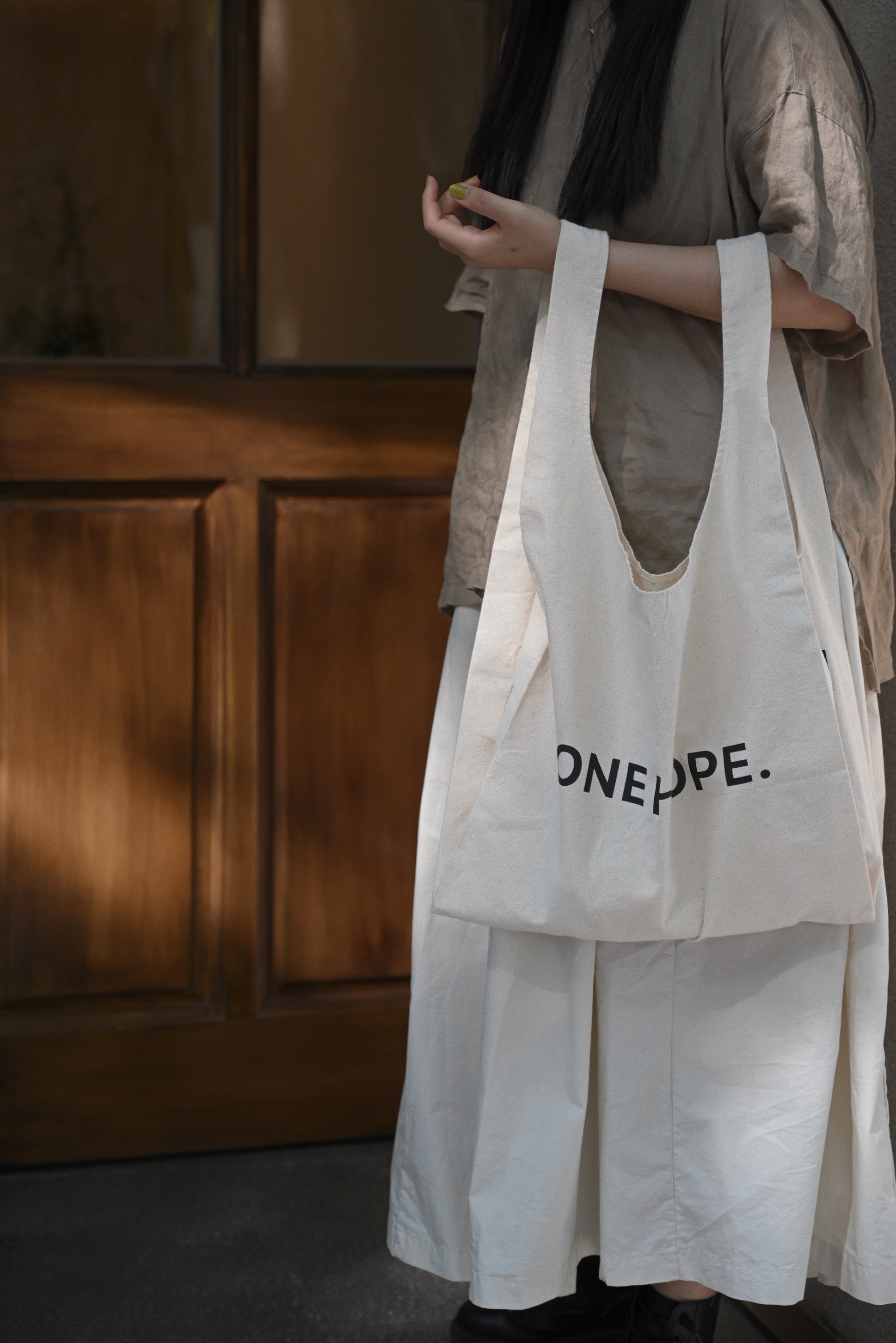 One Hope Bag 一个盼望 日式纯棉帆布袋手提包购物袋