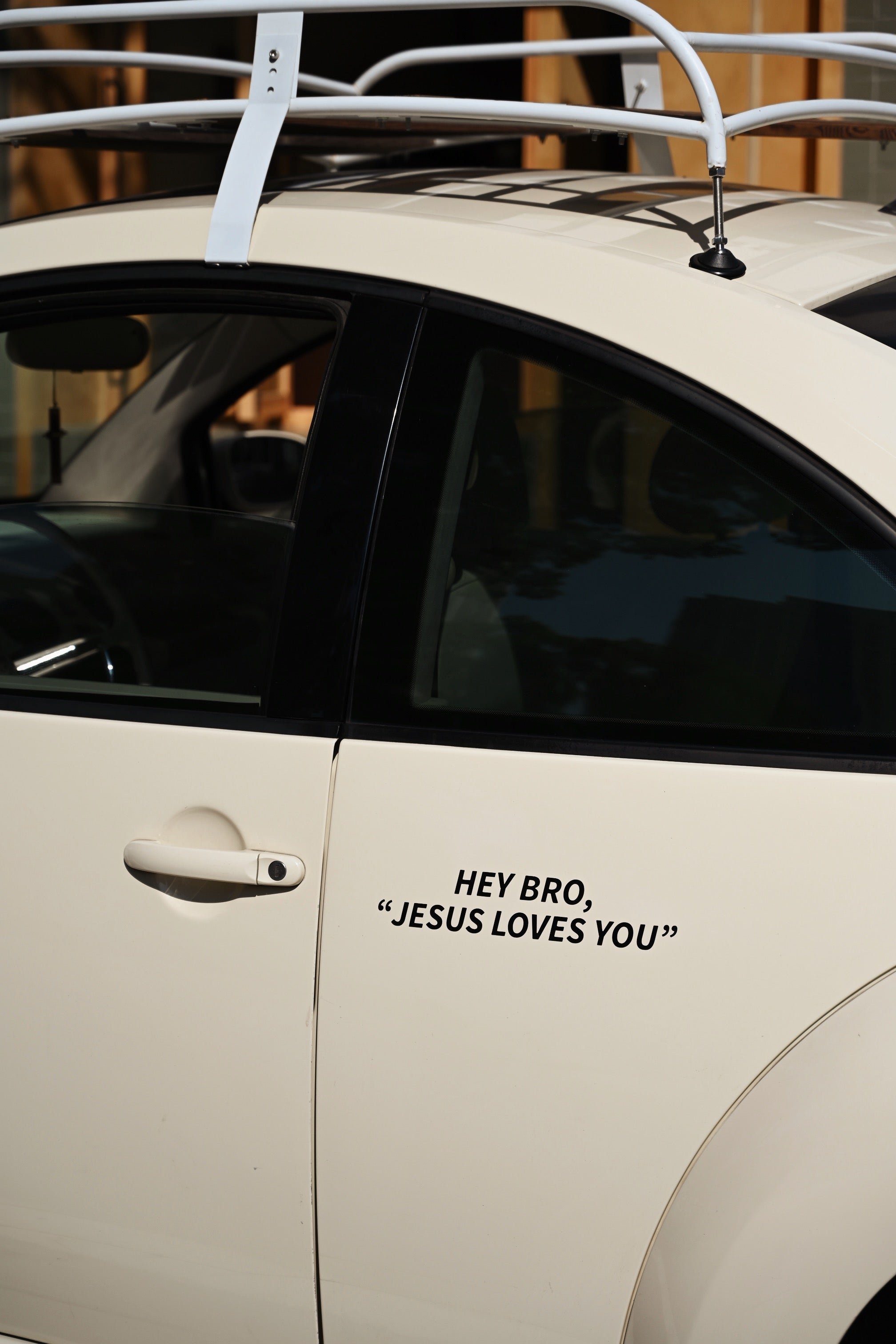 Jesus Loves You Car Bumper Stickers耶稣爱你英文车贴車貼传福音贴纸